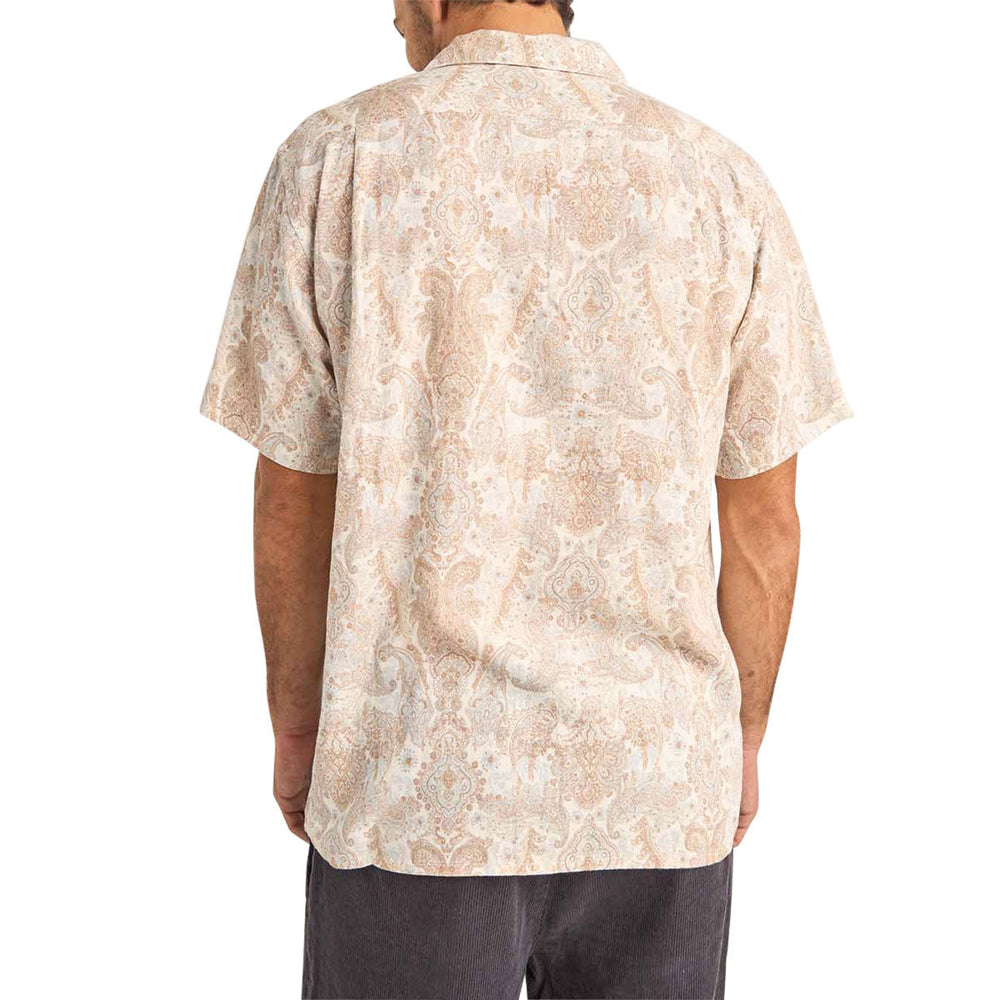 Rhythm Jean Paisley Short Sleeve Shirt - CREAM - Sun Diego Boardshop