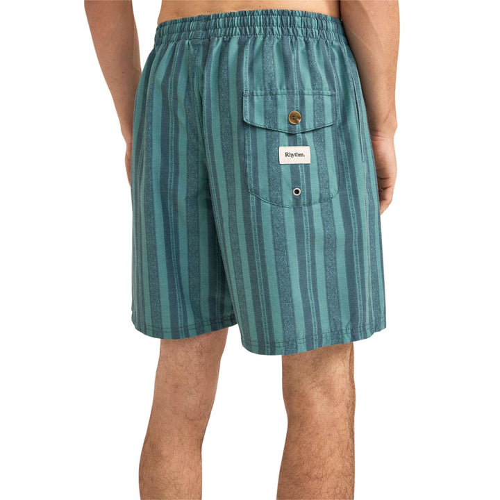 Rhythm Paisley Stripe Beach Jam Volley - VINTAGE GREEN - Sun Diego Boardshop