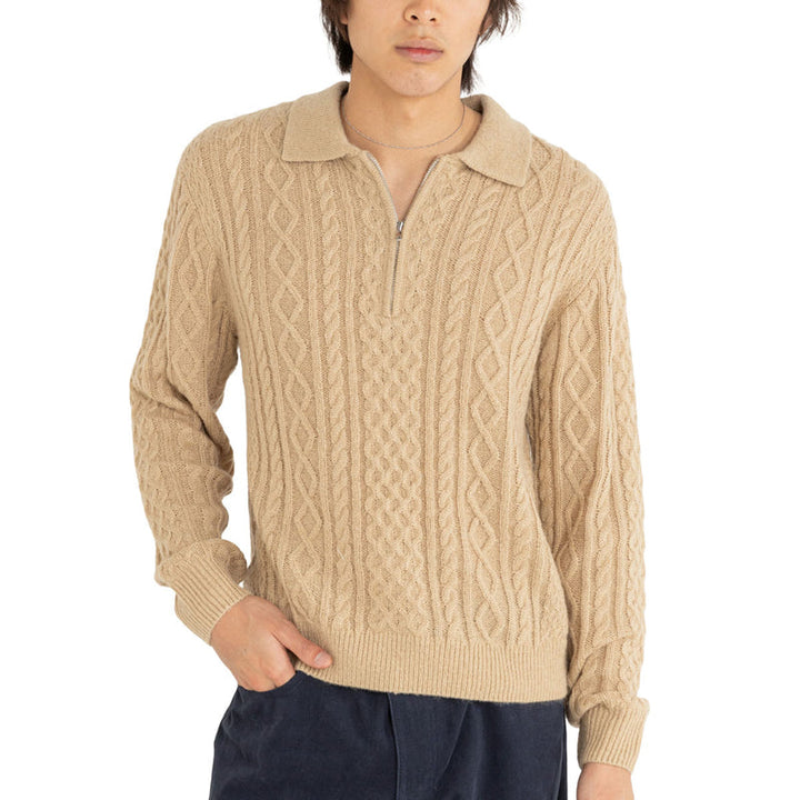 Rhythm Mohair Fisherman Knit - Incense
