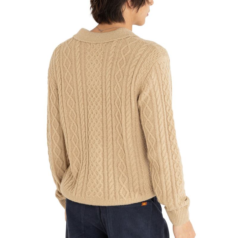 Rhythm Mohair Fisherman Knit - Incense