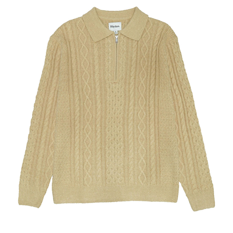 Rhythm Mohair Fisherman Knit - Incense