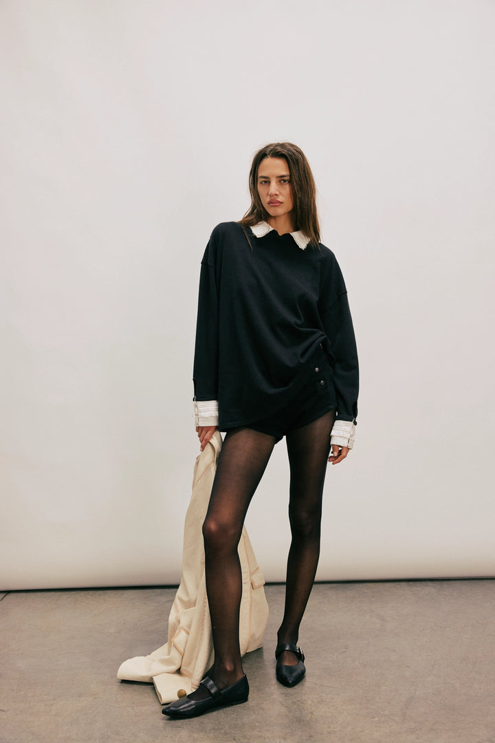 Free People Women's Gianna Twofer - Black Combo - Sun Diego Boardshop