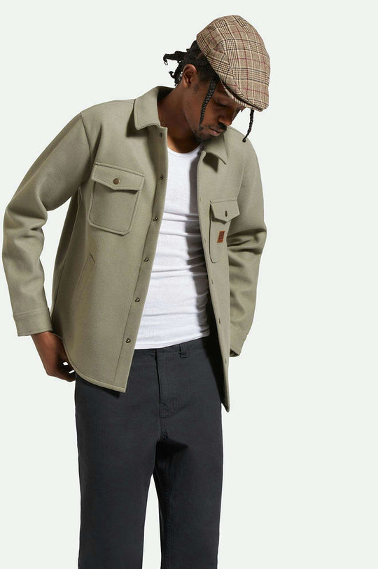 Brixton Durham Felted Stretch Jacket - VETIVER - Sun Diego Boardshop