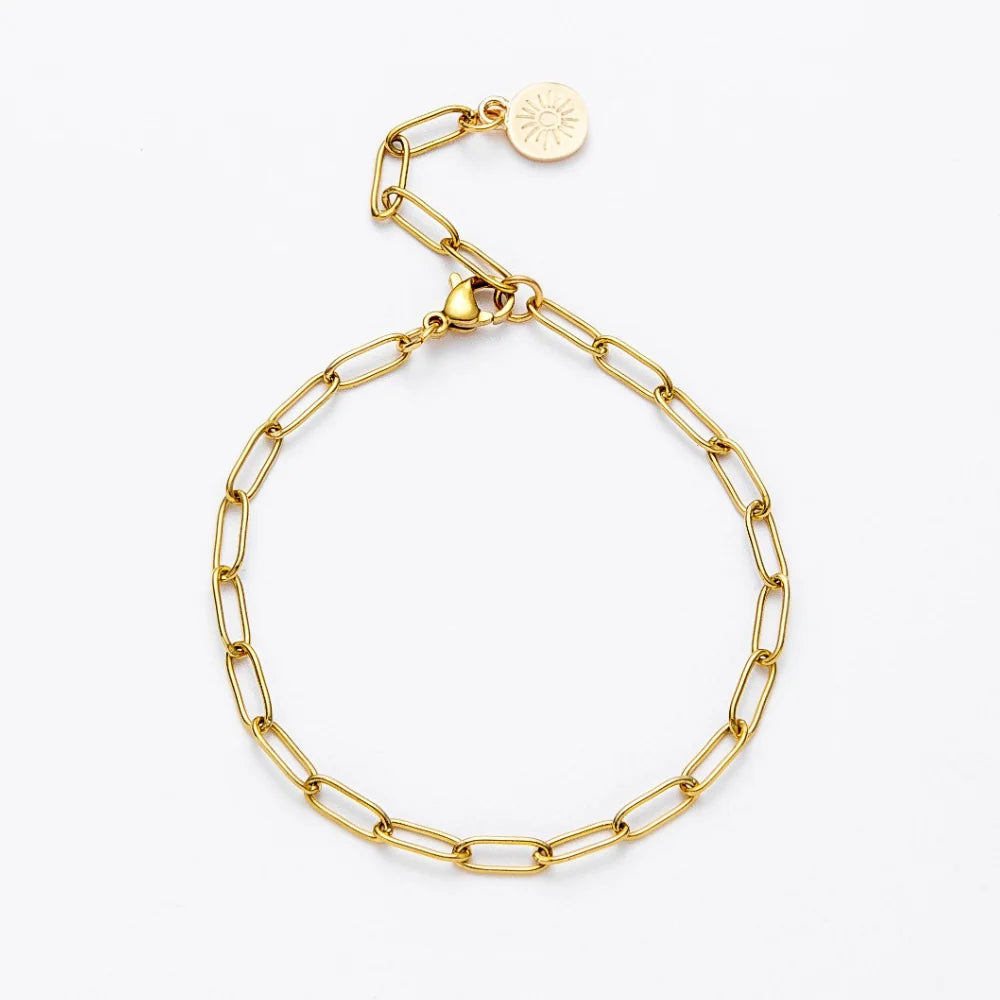 Mauka Gold Link Bracelet - Gold - Sun Diego Boardshop