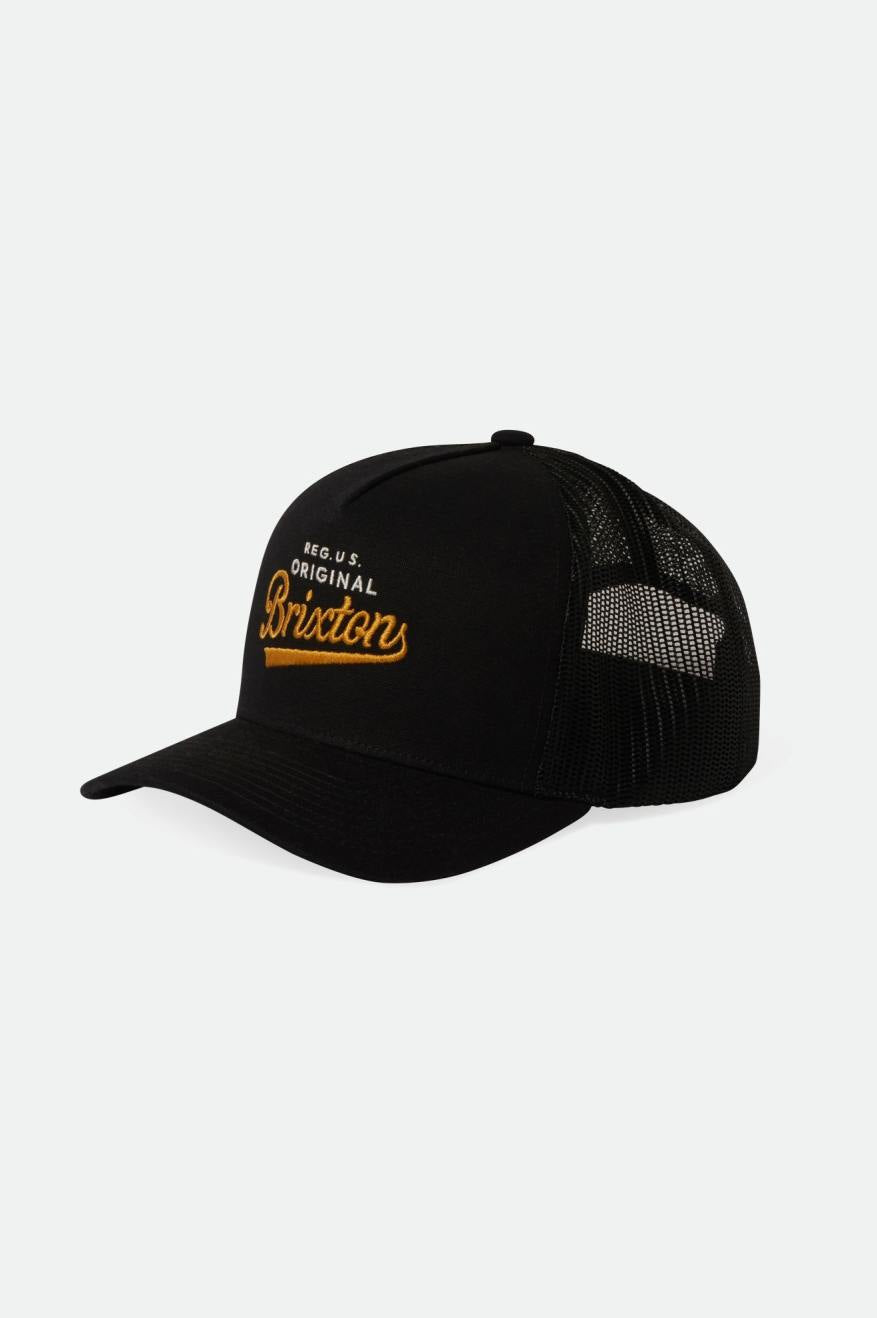 Postal C Netplus MP Trucker Hat - Black/Black - Sun Diego Boardshop