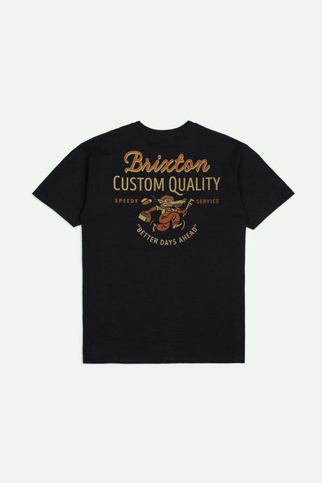 Brixton Better Days S/S Standard T-Shirt - BLACK - Sun Diego Boardshop