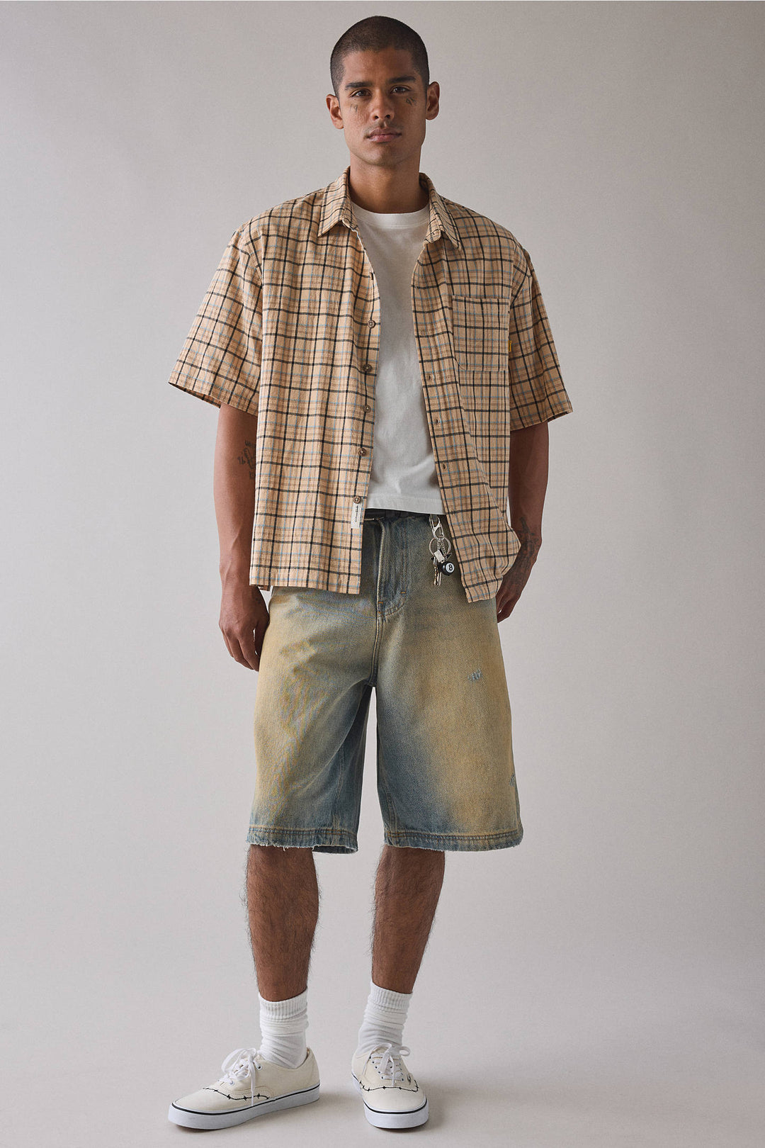 Critical Slide Fred Short Sleeve Shirt - Ecru - Sun Diego Boardshop