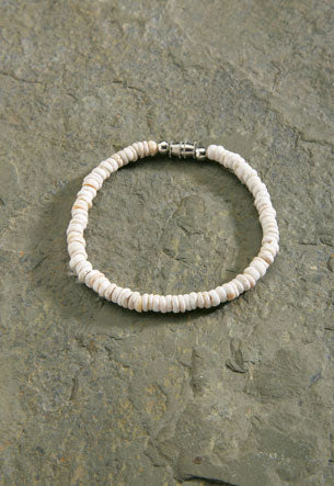 MAUNA KAI Shell Bracelet Puka Shell - White - ASSORTED - Sun Diego Boardshop