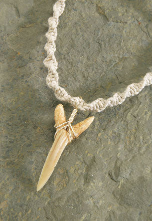 MAUNA KAI Twisted Hemp Fossil Shark Tooth - ASSORTED - Sun Diego Boardshop