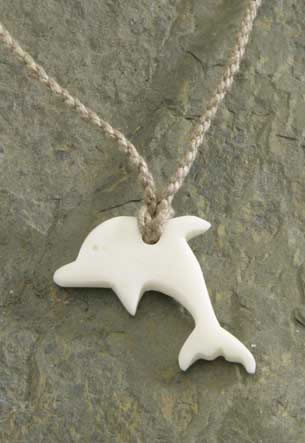 MAUNA KAI Bone Dolphin Twisted Cord Necklace - ASSORTED - Sun Diego Boardshop