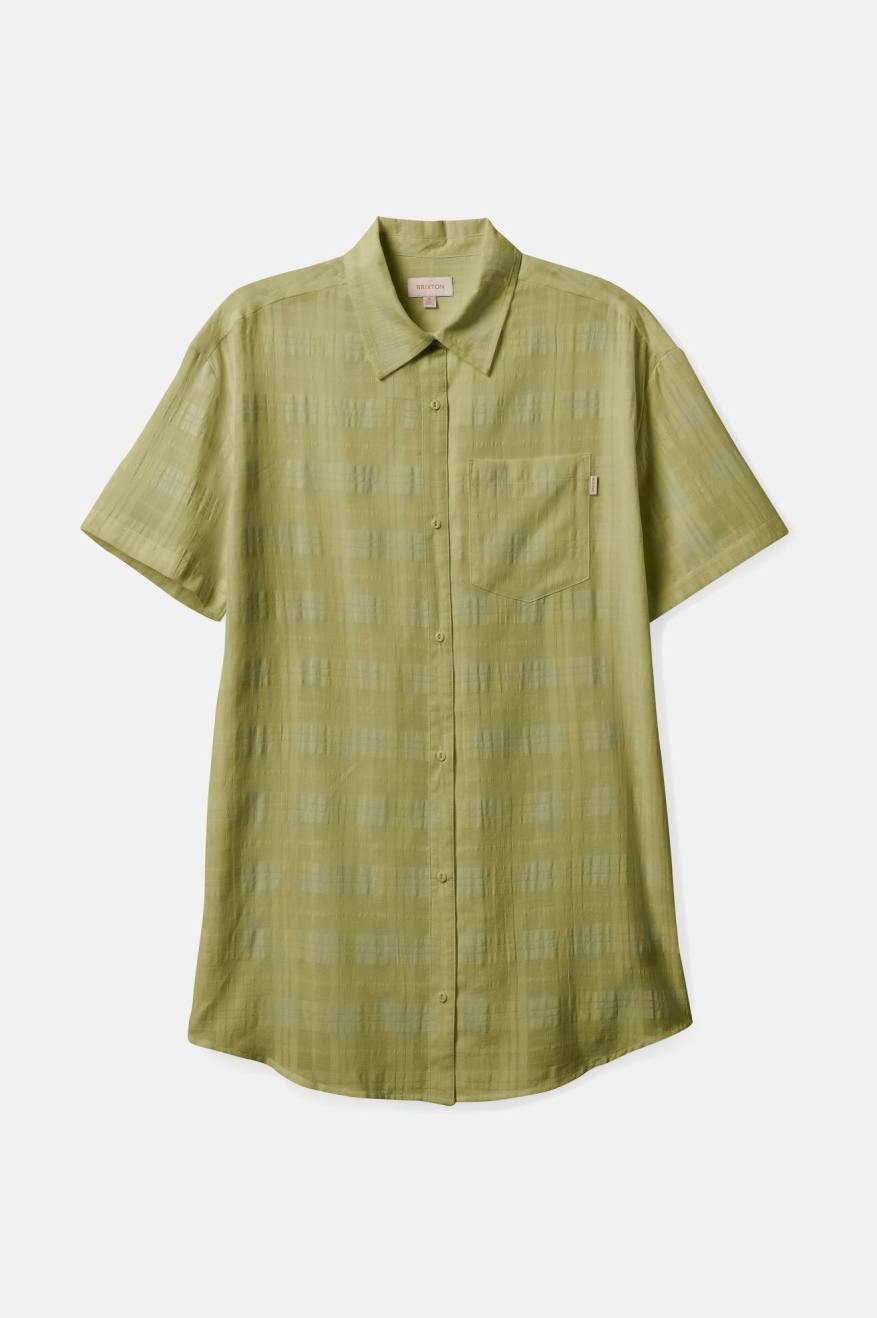 Leon S/S Overshirt Dress - Pear - Sun Diego Boardshop