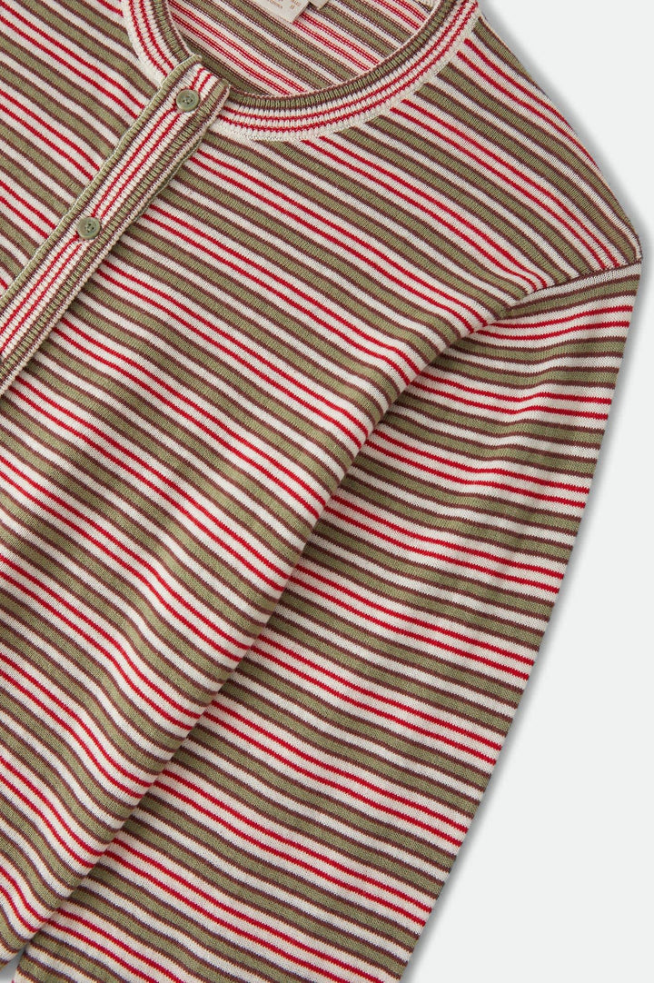 Brixton Women's Bixby Lightweight Cardigan - Green Multi Stripe - Sun Diego Boardshop