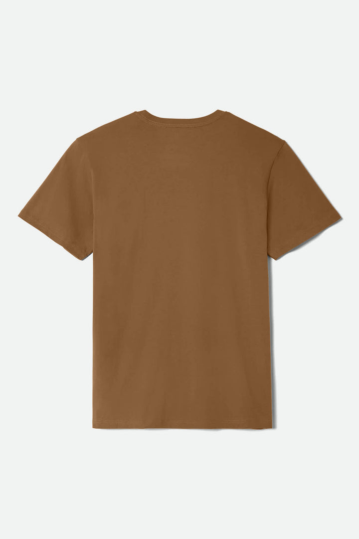 Brixton Wellston Tailored T-Shirt - Washed Copper