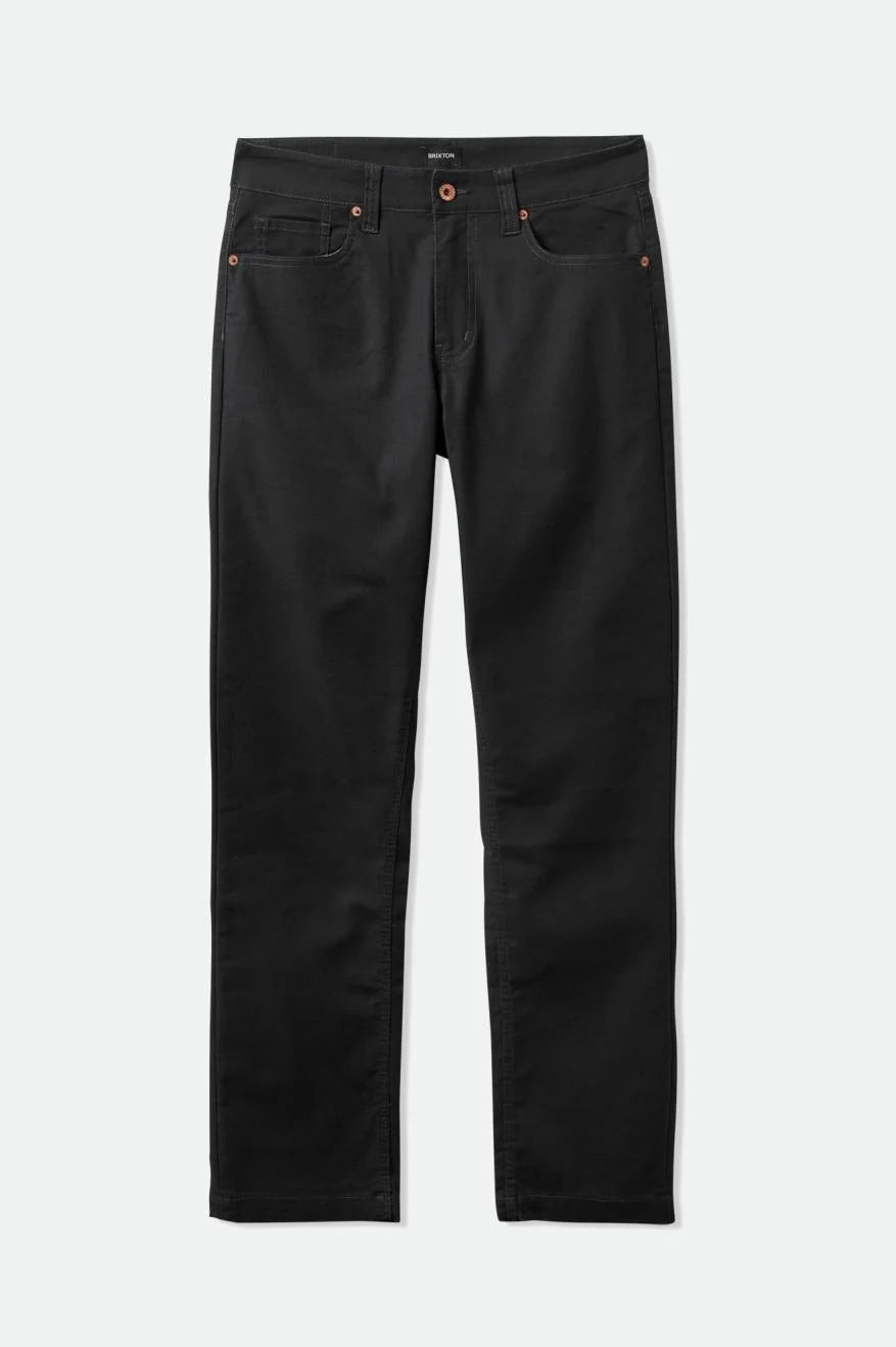 Brixton Men's Builders 5-Pocket Pant - Black - Sun Diego Boardshop