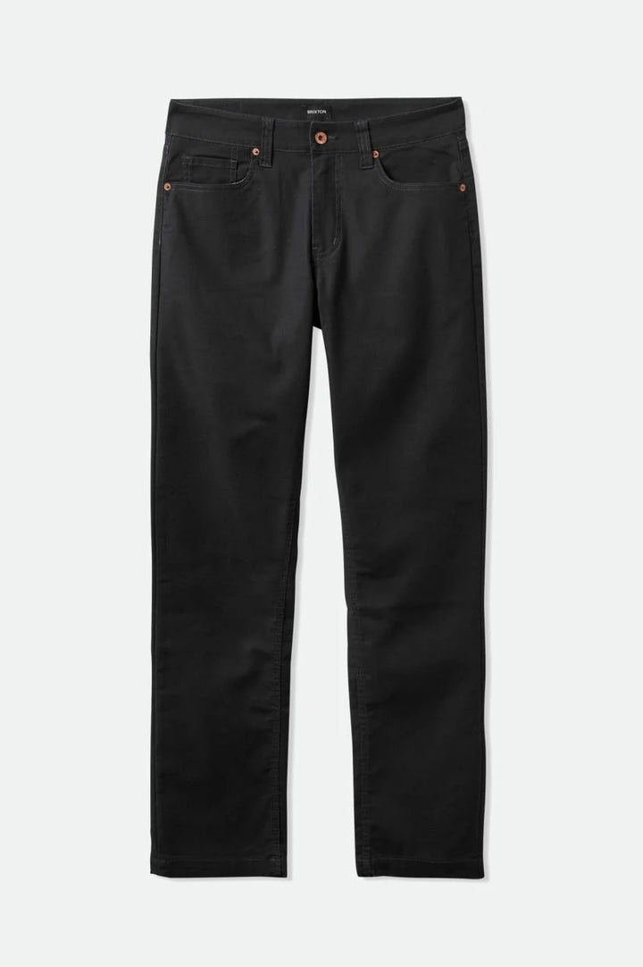 Brixton Men's Builders 5-Pocket Pant - Black - Sun Diego Boardshop