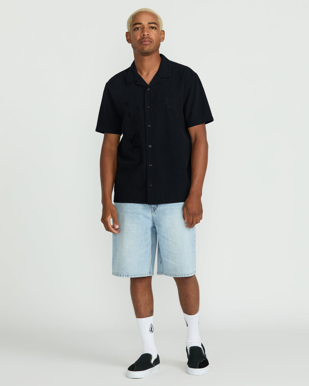 Volcom Featured Artist Seth Conboy Short Sleeve Shirt - Black - Sun Diego Boardshop