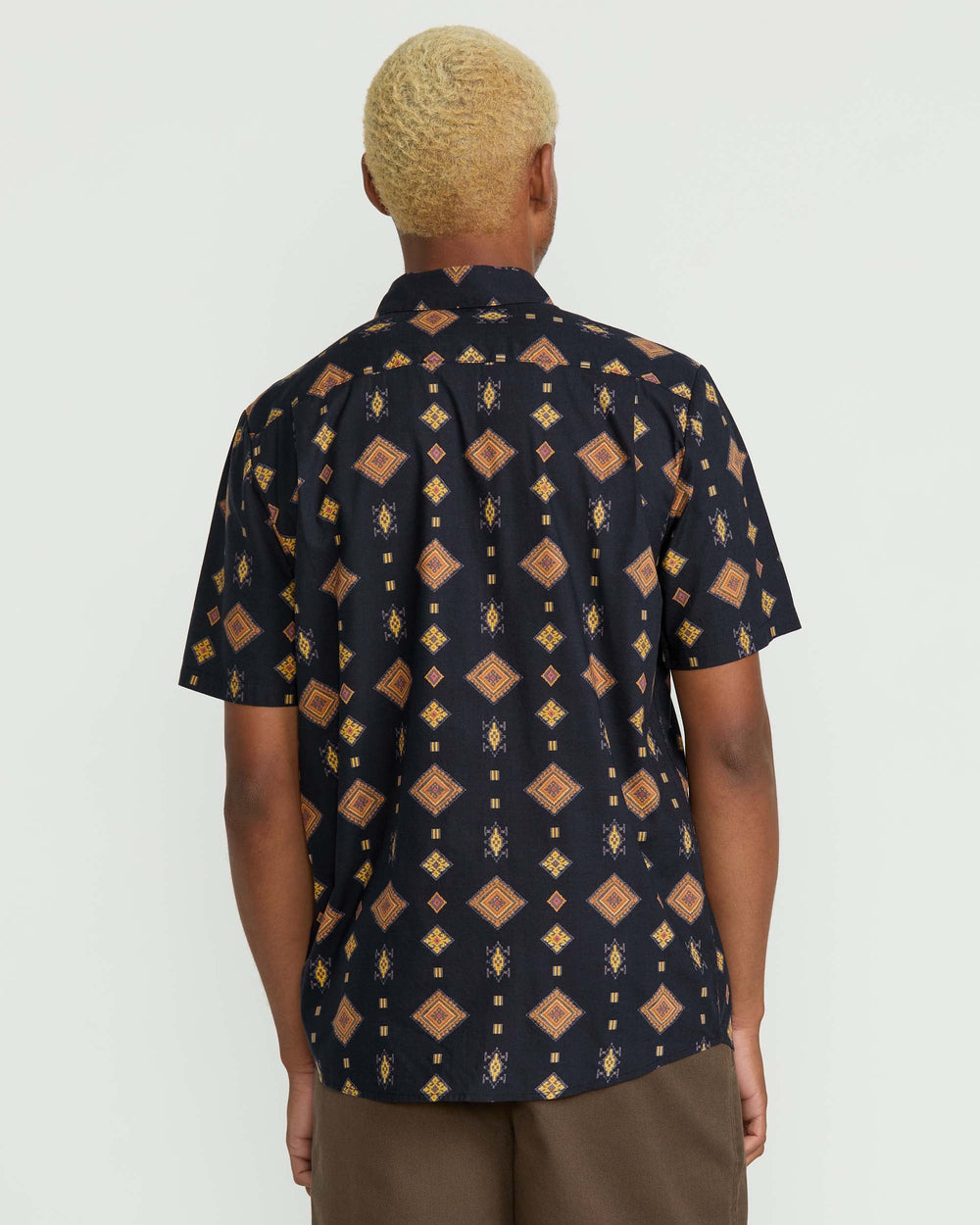 Volcom Desert Dobby Short Sleeve Shirt - Black - Sun Diego Boardshop