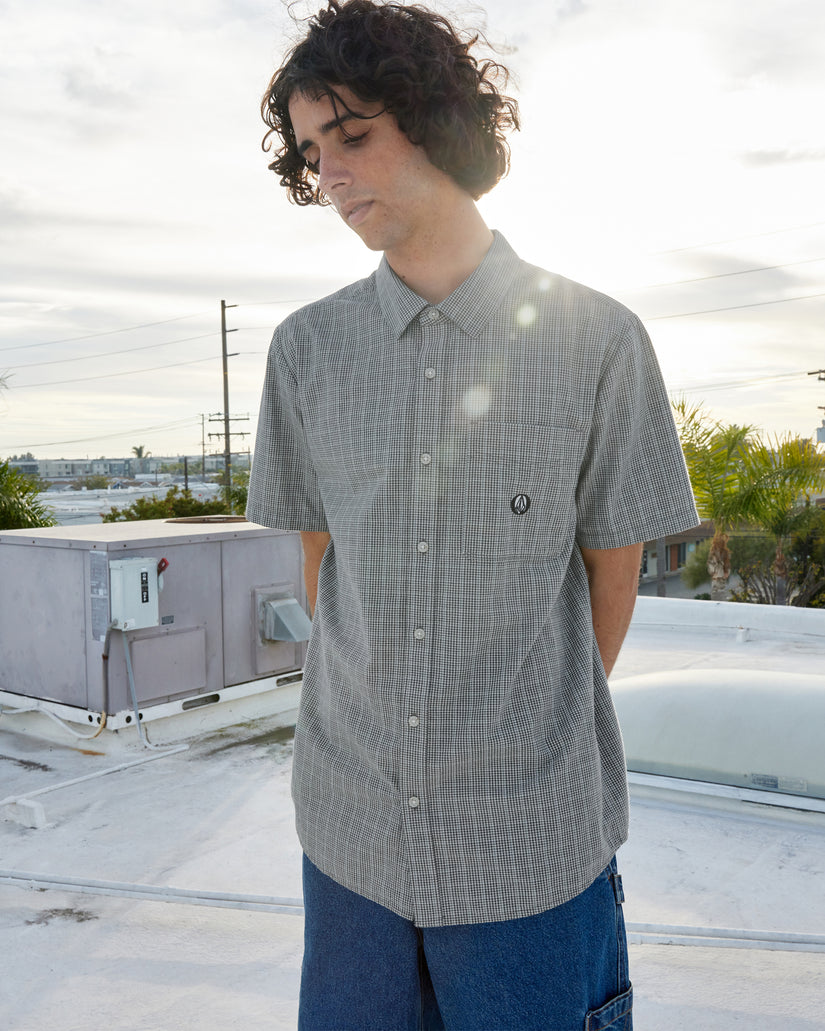 Volcom Lonsdale Short Sleeve Shirt - EGG WHITE - Sun Diego Boardshop