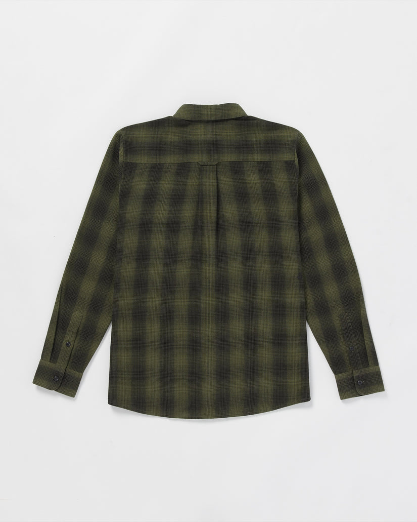 Volcom Shadowstone Flannel Long Sleeve Shirt - WINTER MOSS - Sun Diego Boardshop