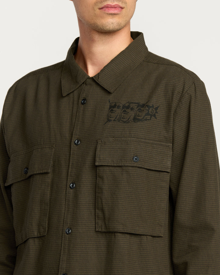 Volcom Men'S Povj Workshirt - Wren - Sun Diego Boardshop
