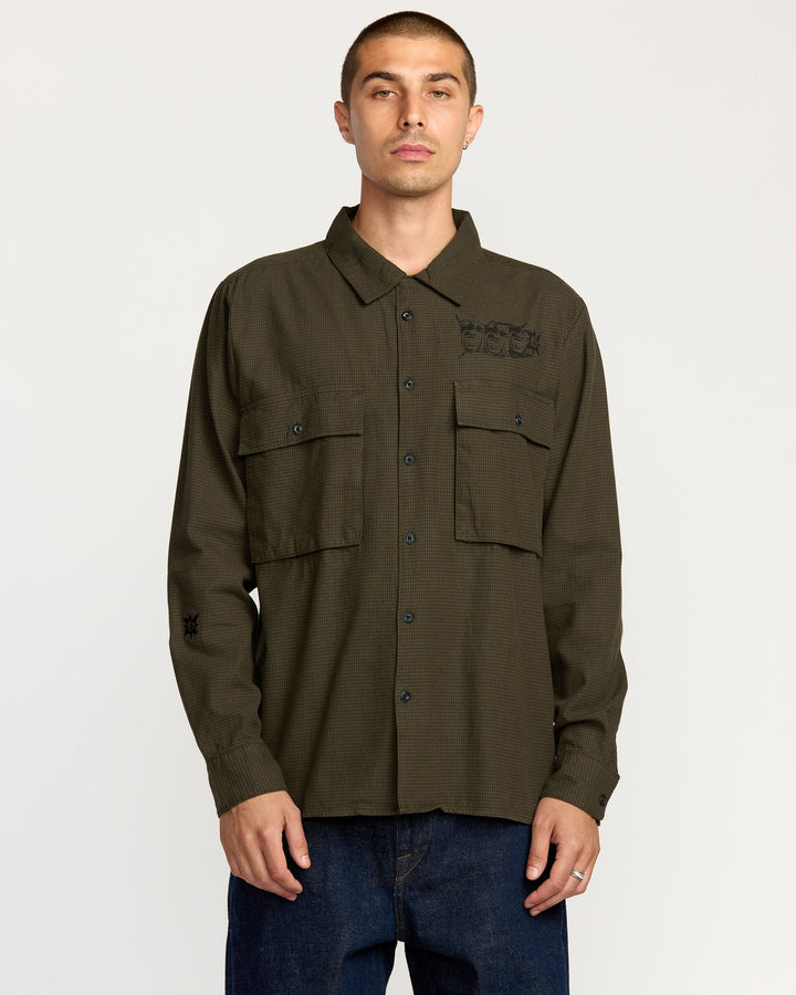 Volcom Men'S Povj Workshirt - Wren - Sun Diego Boardshop
