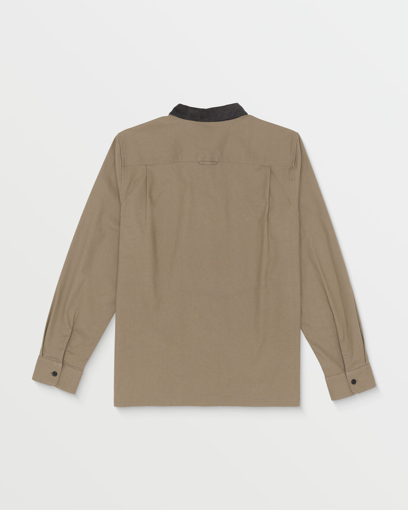 Volcom Debasser Long Sleeve Shirt - TEAK - Sun Diego Boardshop