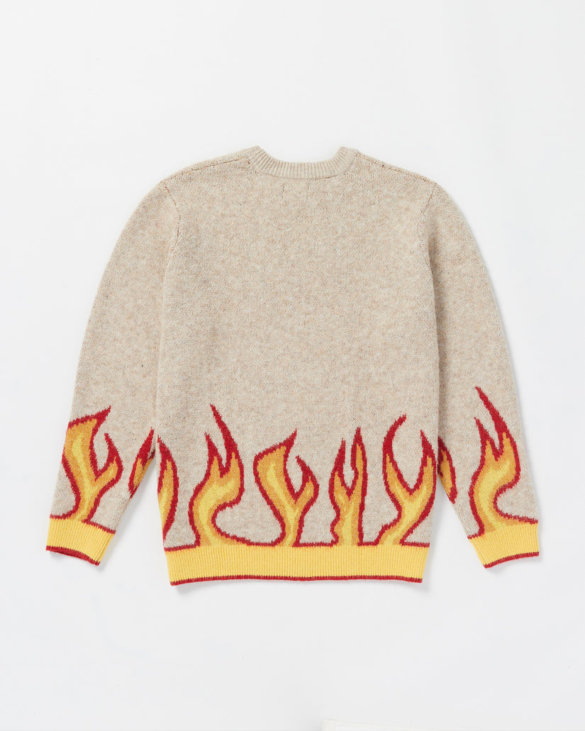 Volcom Fergadelic Sweater - DIRTY WHITE - Sun Diego Boardshop