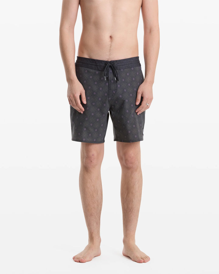 Volcom Psyche Cotton Stoney 17" Shorts - Black