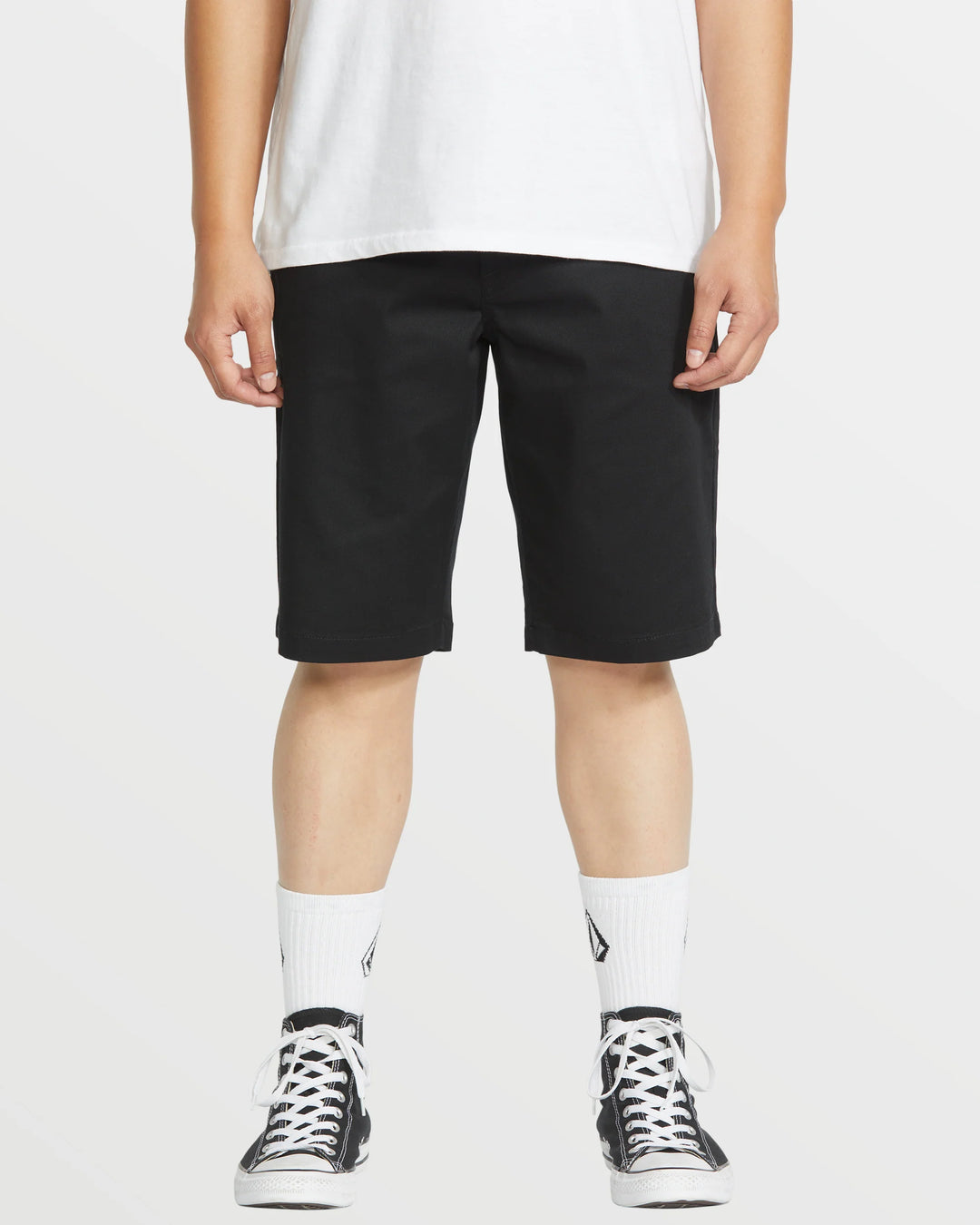Volcom Frickin Modern Stretch Shorts - Black - Sun Diego Boardshop
