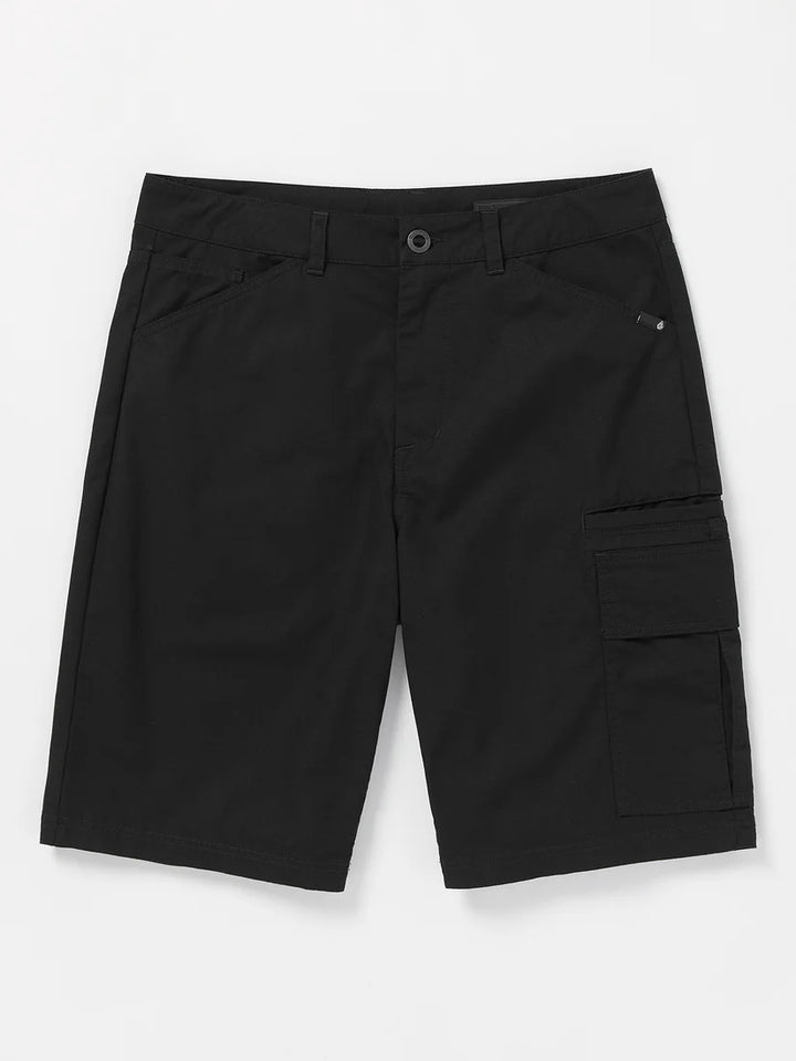 Volcom Grand Fang Cargo Shorts - BLACK - Sun Diego Boardshop