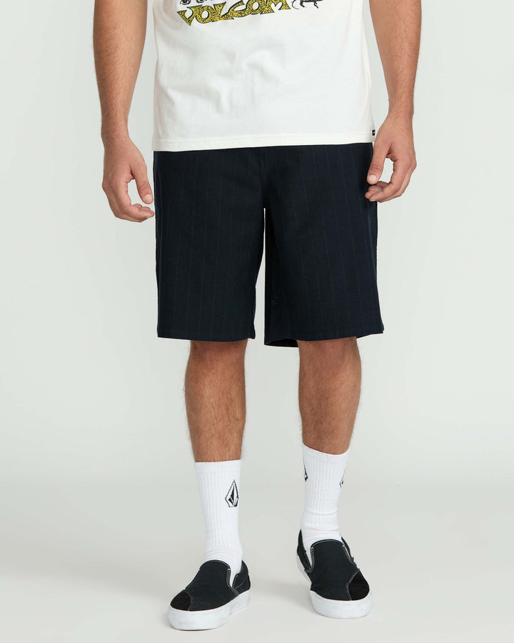 Volcom Men'S Billow Shorts 22" - Black Combo - Sun Diego Boardshop