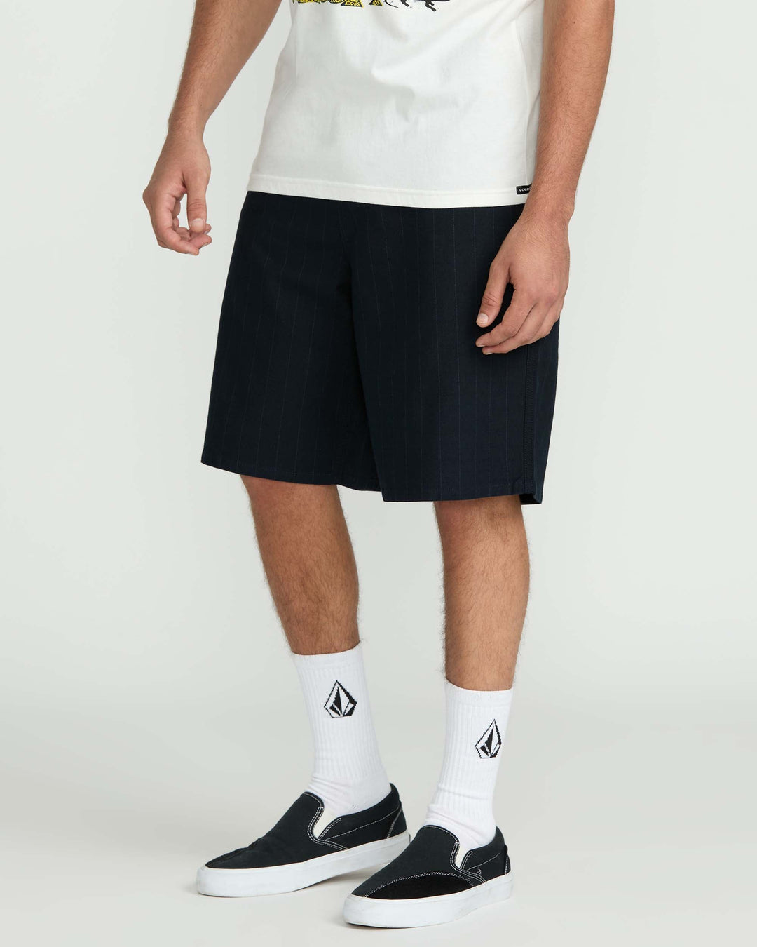 Volcom Men'S Billow Shorts 22" - Black Combo - Sun Diego Boardshop
