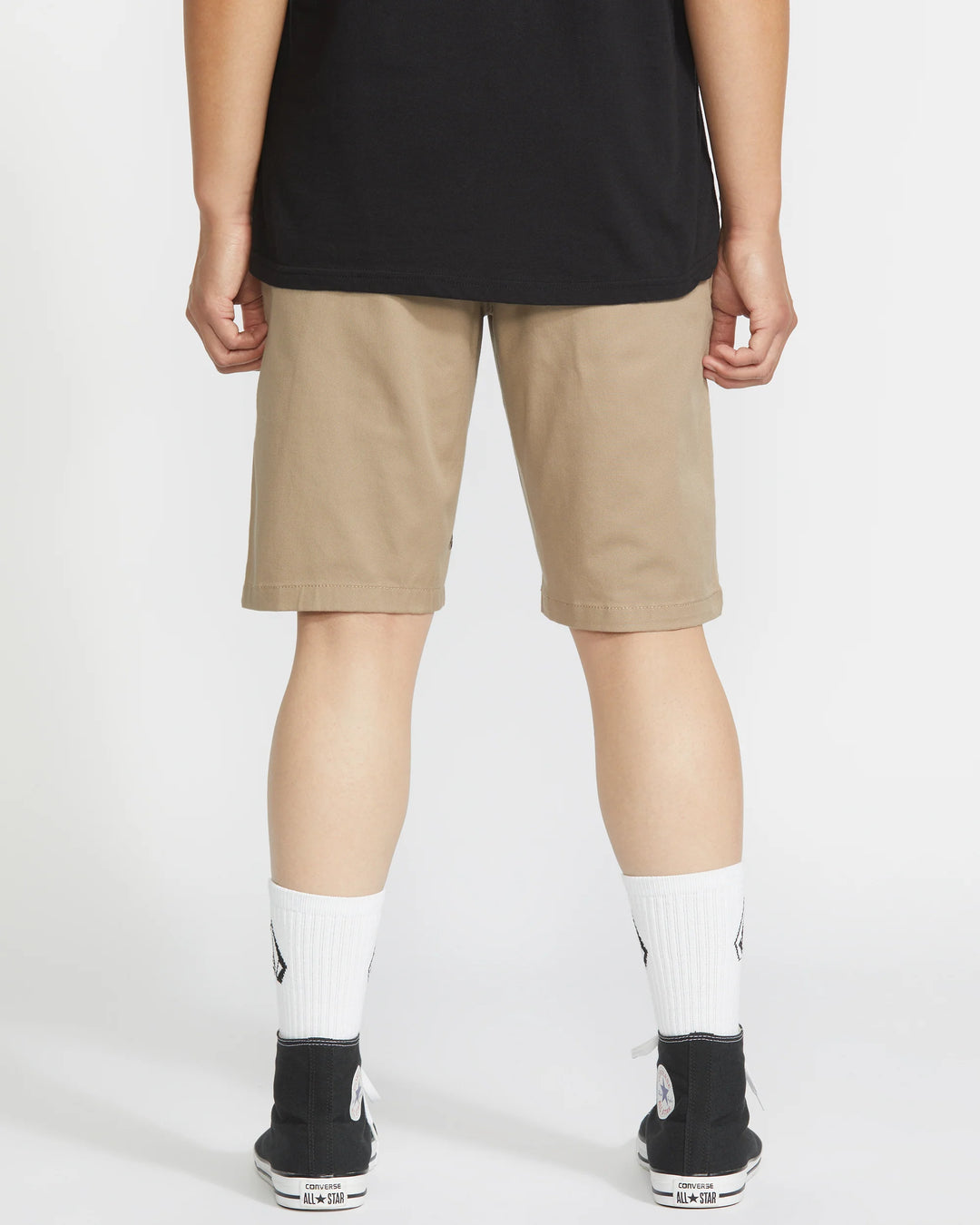 Volcom Men's Frickin Modern Stretch Shorts - Khaki - Sun Diego Boardshop