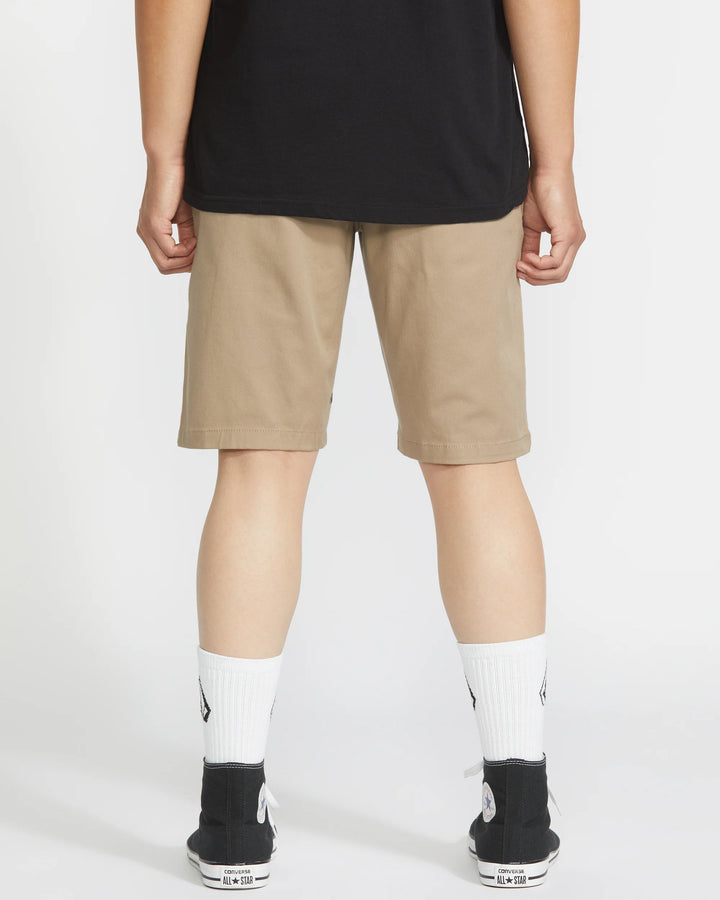 Volcom Men's Frickin Modern Stretch Shorts - Khaki - Sun Diego Boardshop