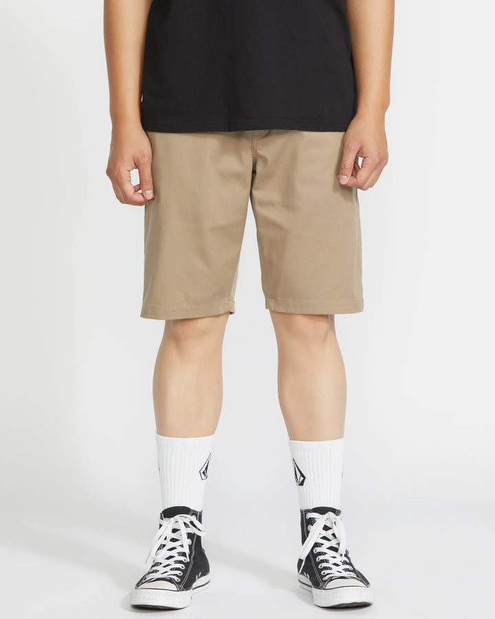 Volcom Men's Frickin Modern Stretch Shorts - Khaki - Sun Diego Boardshop