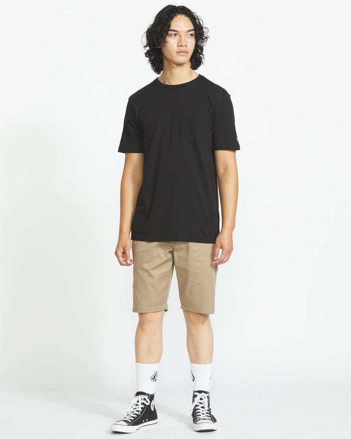 Volcom Men's Frickin Modern Stretch Shorts - Khaki - Sun Diego Boardshop