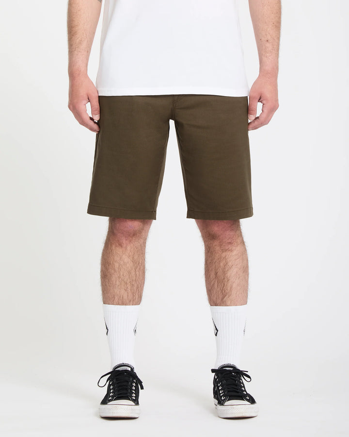 Volcom Fricken Modern Stretch Shorts 21" - Sage Leaf