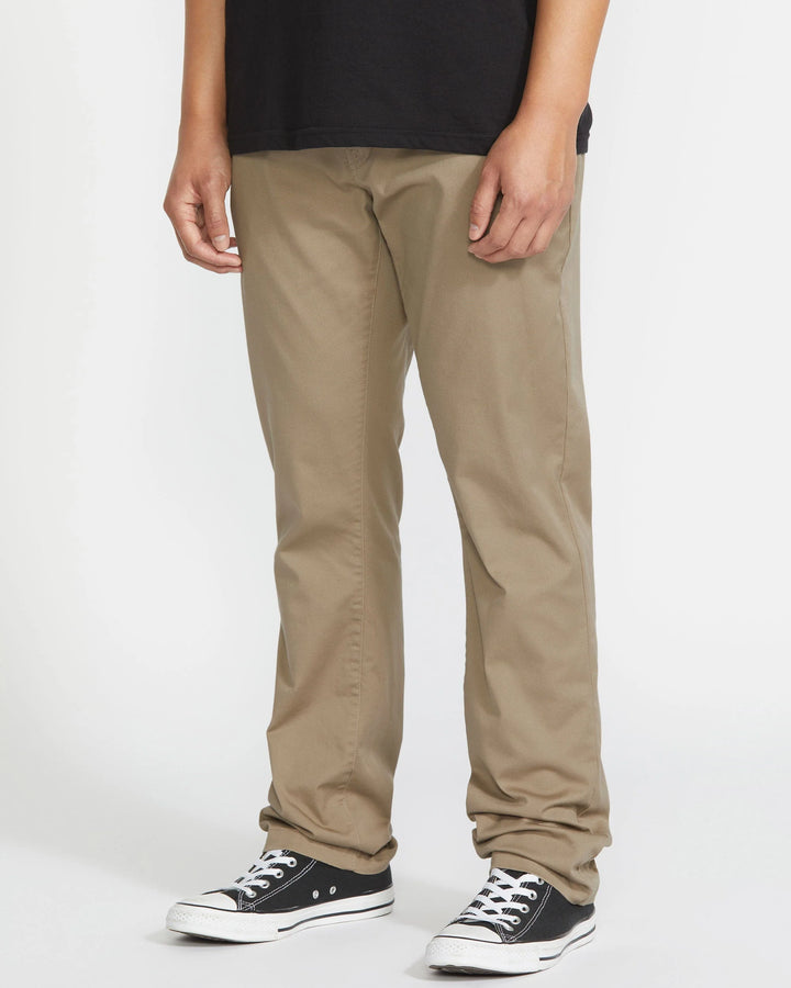 Volcom Men's Frickin Modern Stretch Pants - Khaki - Sun Diego Boardshop