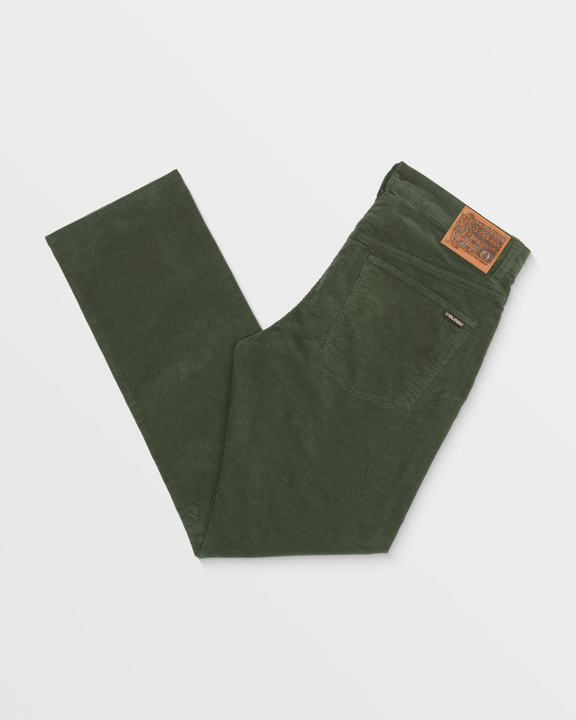 Volcom Solver 5 Pocket Corduroy Pants - SQUADRON GREEN - Sun Diego Boardshop