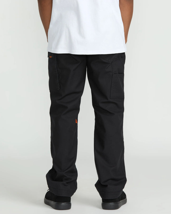 Volcom Men's Caliper II Relaxed Work Pants - Black - Sun Diego Boardshop