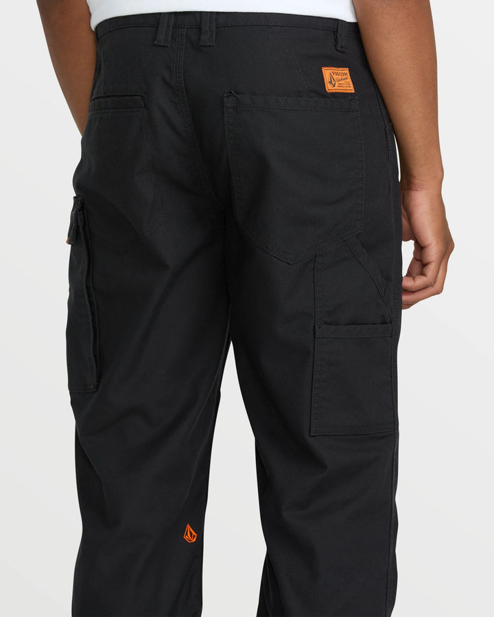 Volcom Men's Caliper II Relaxed Work Pants - Black - Sun Diego Boardshop