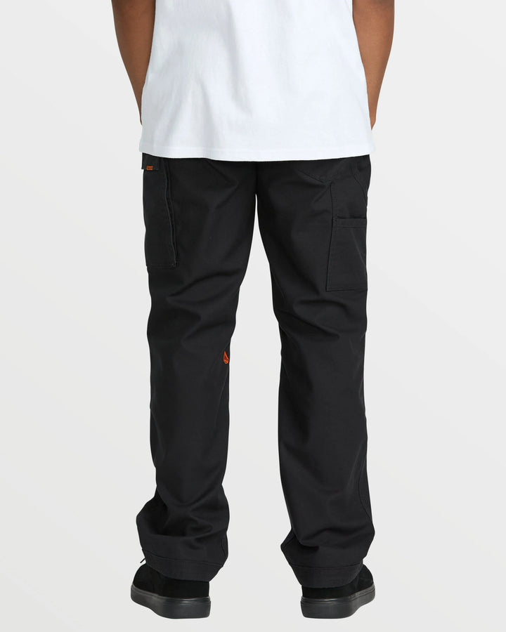 Volcom Men's Caliper II Relaxed Work Pants - Black - Sun Diego Boardshop
