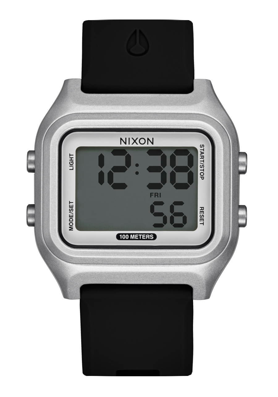Nixon Ripper Digital Watch  - SILVER/BLACK - Sun Diego Boardshop