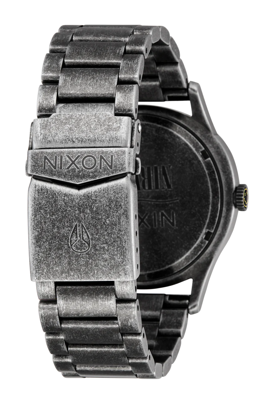 Nixon WATCHES Nirvana Sentry Wobble - YELLOW NIRVANA SMILEY - Sun Diego Boardshop