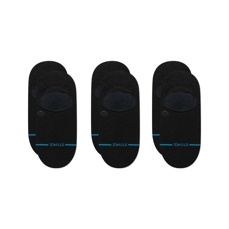 Stance Icon No Show Socks 3 Pack - BLACK - Sun Diego Boardshop