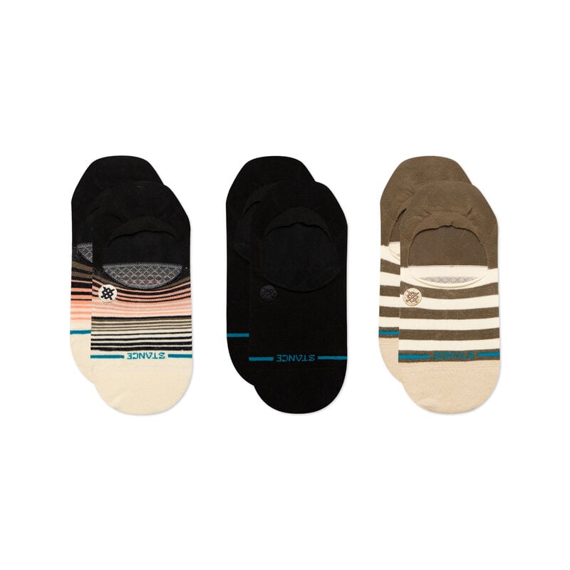 Stance Cotton No Show Socks 3 Pack - BLACK - Sun Diego Boardshop