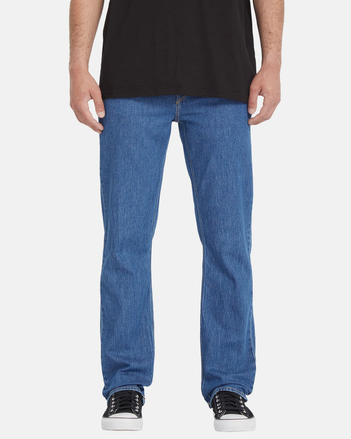 Volcom Men's Solver Denim Pants - Bold Blue - Sun Diego Boardshop