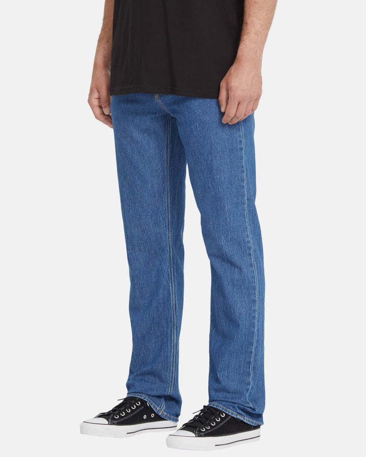 Volcom Men's Solver Denim Pants - Bold Blue - Sun Diego Boardshop
