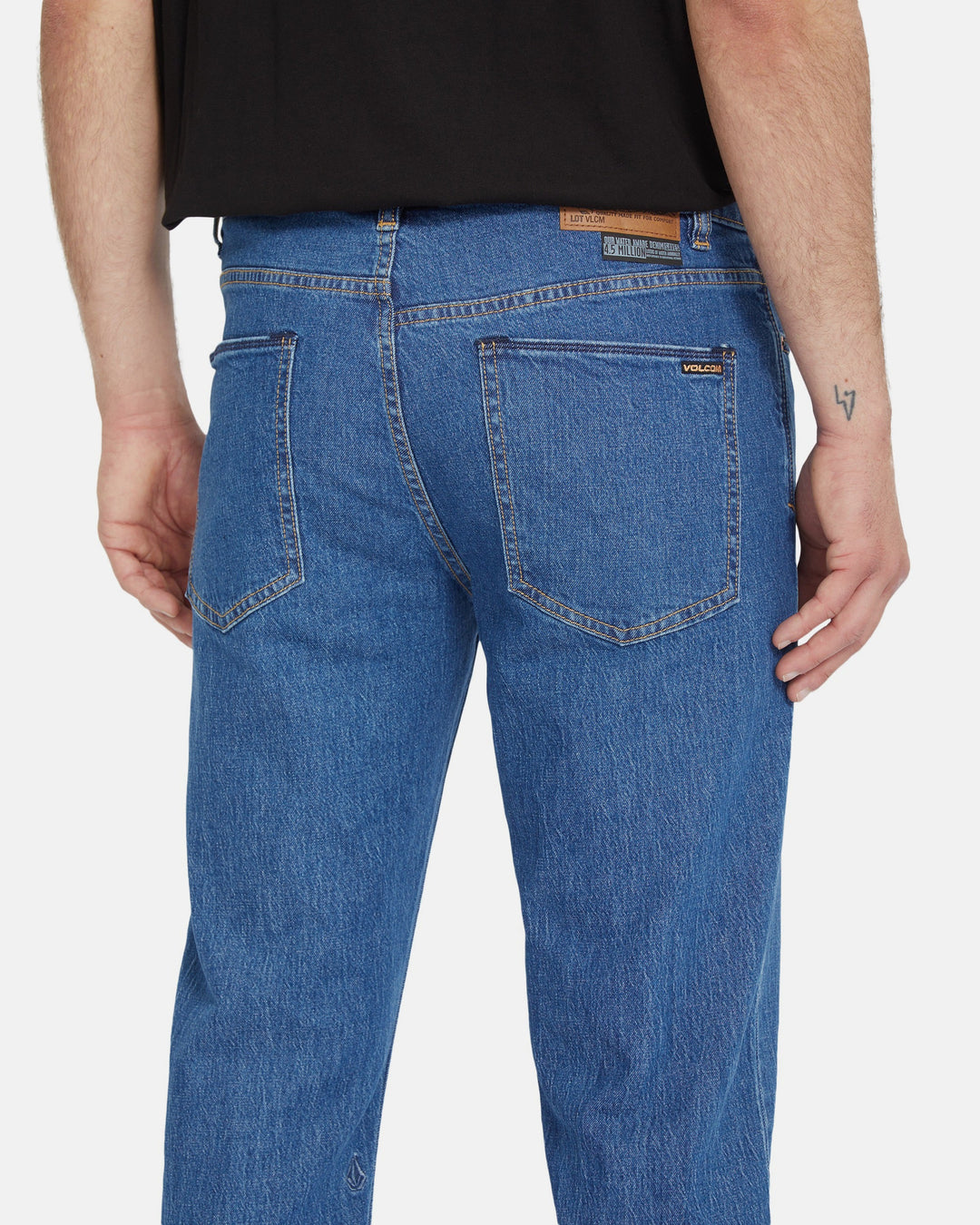 Volcom Men's Solver Denim Pants - Bold Blue - Sun Diego Boardshop