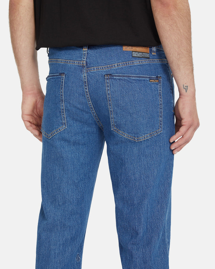 Volcom Men's Solver Denim Pants - Bold Blue - Sun Diego Boardshop
